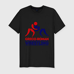 Футболка slim-fit Greco-roman wrestling, цвет: черный