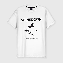 Футболка slim-fit Shinedown: Sound of Madness, цвет: белый