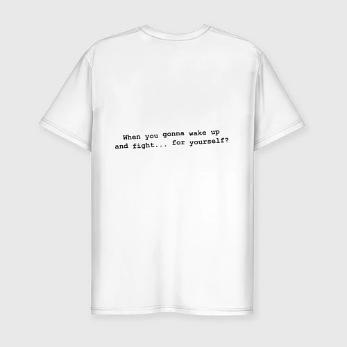 Мужская slim-футболка Shinedown: Sound of Madness / Белый – фото 2
