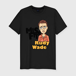 Футболка slim-fit Misfits: Rudy Wade, цвет: черный