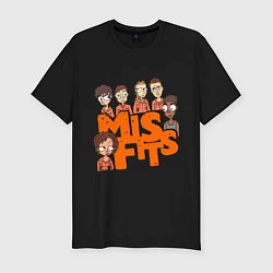 Мужская slim-футболка MisFits Heroes