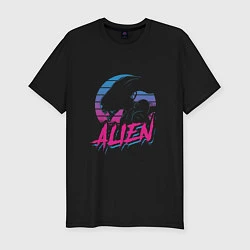 Мужская slim-футболка Alien: Retro Style