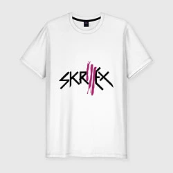 Мужская slim-футболка Skrillex: violet