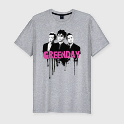 Футболка slim-fit The Green Day, цвет: меланж