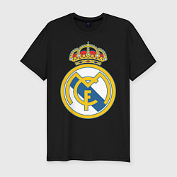Футболка slim-fit Real Madrid FC, цвет: черный