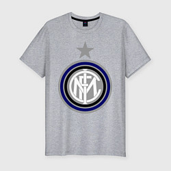 Футболка slim-fit Inter FC, цвет: меланж