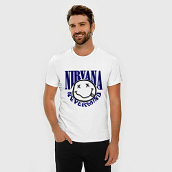 Футболка slim-fit Nevermind Nirvana, цвет: белый — фото 2