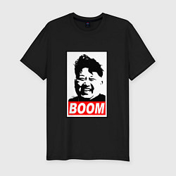 Футболка slim-fit BOOM: Kim Chen Eun, цвет: черный