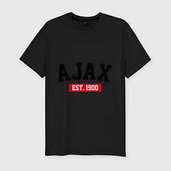 Мужская slim-футболка FC Ajax Est. 1900
