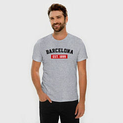 Футболка slim-fit FC Barcelona Est. 1899, цвет: меланж — фото 2