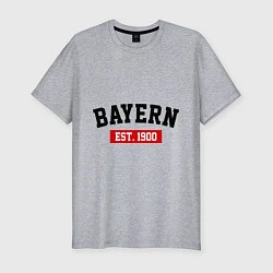 Мужская slim-футболка FC Bayern Est. 1900