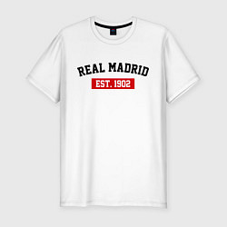 Мужская slim-футболка FC Real Madrid Est. 1902