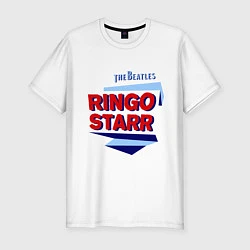 Мужская slim-футболка Ringo Starr: The Beatles