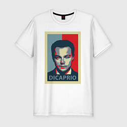 Футболка slim-fit DiCaprio Art, цвет: белый