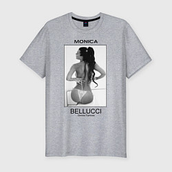 Футболка slim-fit Monica Bellucci: Donna Famosa, цвет: меланж