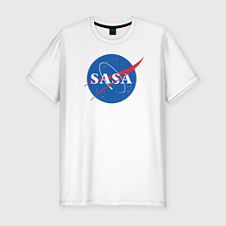 Футболка slim-fit NASA: Sasa, цвет: белый