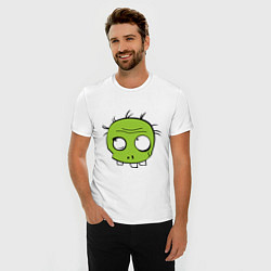 Футболка slim-fit Zombie (plant), цвет: белый — фото 2