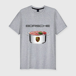 Мужская slim-футболка Borsche