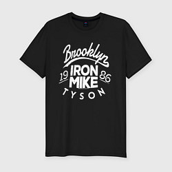 Футболка slim-fit Brooklyn: Iron Mike, цвет: черный