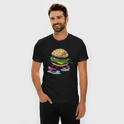 Футболка slim-fit Chef Burger, цвет: черный — фото 2