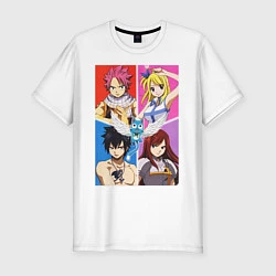 Мужская slim-футболка Fairy Tail Team