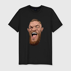 Футболка slim-fit McGregor: Smile Face, цвет: черный