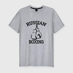 Мужская slim-футболка Russian Boxing