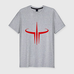 Футболка slim-fit Quake logo, цвет: меланж