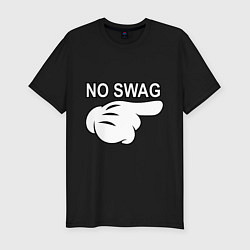 Мужская slim-футболка No swag