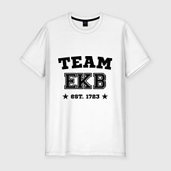 Мужская slim-футболка Team EKB est. 1723