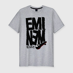 Футболка slim-fit Eminem recovery, цвет: меланж