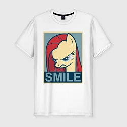 Мужская slim-футболка MLP: Smile