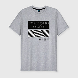 Мужская slim-футболка TOP: Geometry