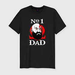 Футболка slim-fit Dad Kratos, цвет: черный