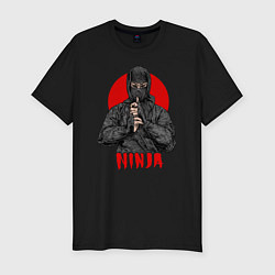 Мужская slim-футболка Sun Ninja