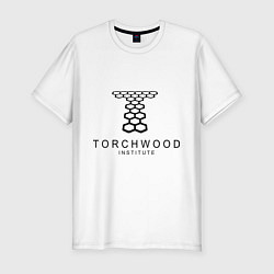 Мужская slim-футболка Torchwood Institute