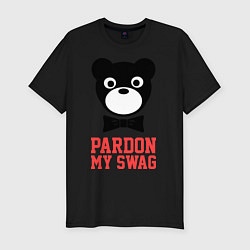 Мужская slim-футболка Pardon my SWAG