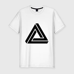 Мужская slim-футболка Triangle Visual Illusion