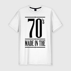 Футболка slim-fit Made in the 70s, цвет: белый