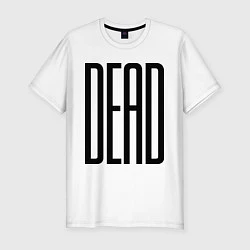 Футболка slim-fit Long Dead, цвет: белый