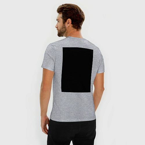Мужская slim-футболка UMBRELLA CORP / Меланж – фото 4