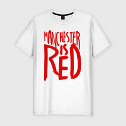 Футболка slim-fit Manchester is Red, цвет: белый
