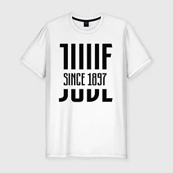 Футболка slim-fit Juve Since 1897, цвет: белый