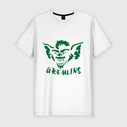 Футболка slim-fit Gremlins, цвет: белый