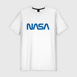 Футболка slim-fit NASA, цвет: белый