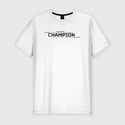 Футболка slim-fit Apex legends: Champion, цвет: белый