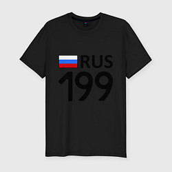 Футболка slim-fit RUS 199, цвет: черный