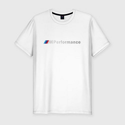 Футболка slim-fit BMW M PREFORMANCE НА СПИНЕ, цвет: белый