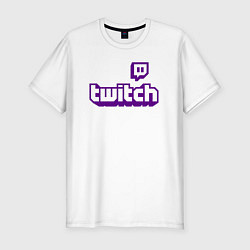 Футболка slim-fit Twitch, цвет: белый