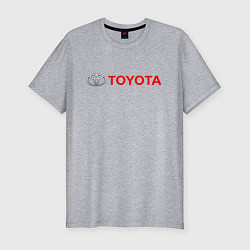 Футболка slim-fit TOYOTA, цвет: меланж